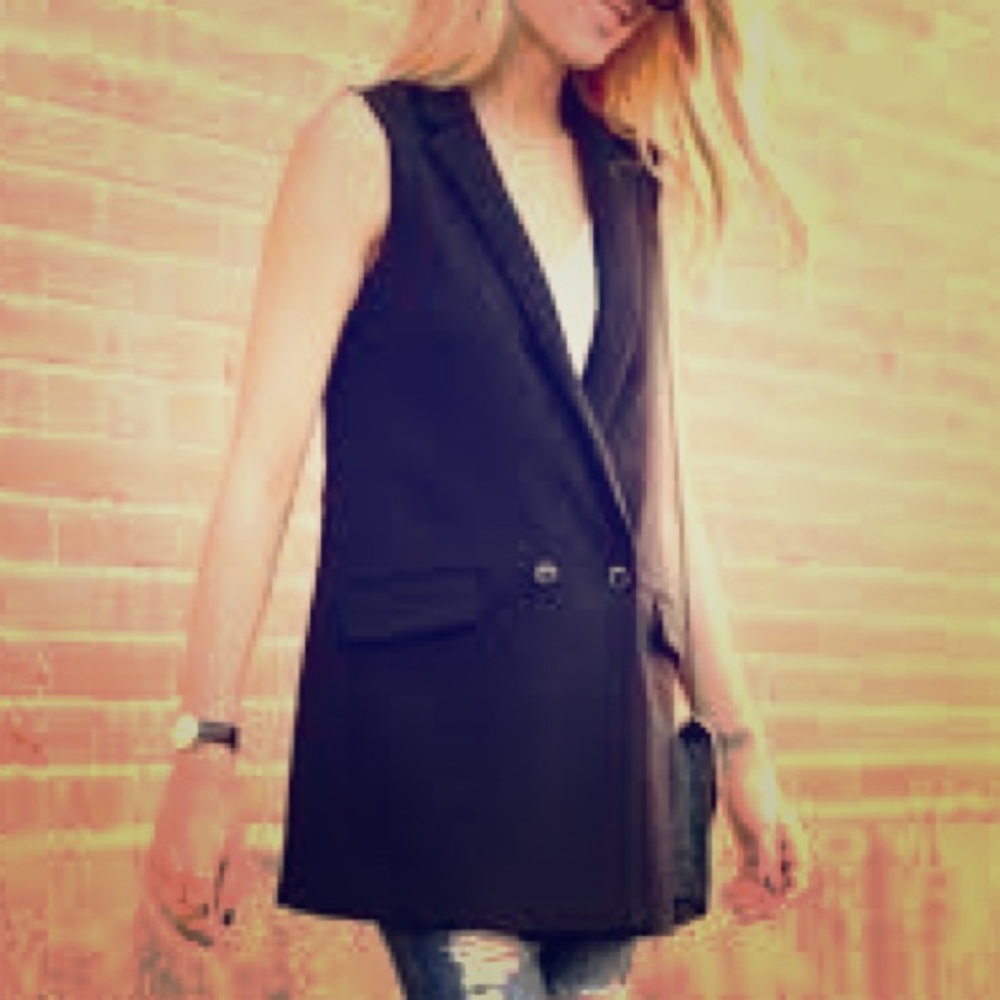 BANANA REPUBLIC Beautiful Black Vest Size 2